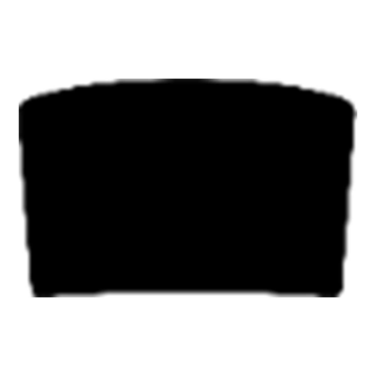S-Scan pattern shape: Back Glass, 1 piece
