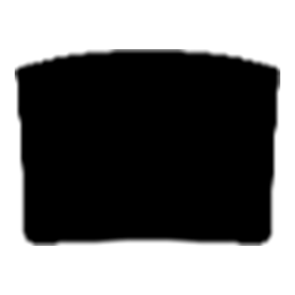 S-Scan pattern shape: Back Glass, 1 piece