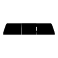 S-Scan pattern shape: Back Glass, 3 piece Slider