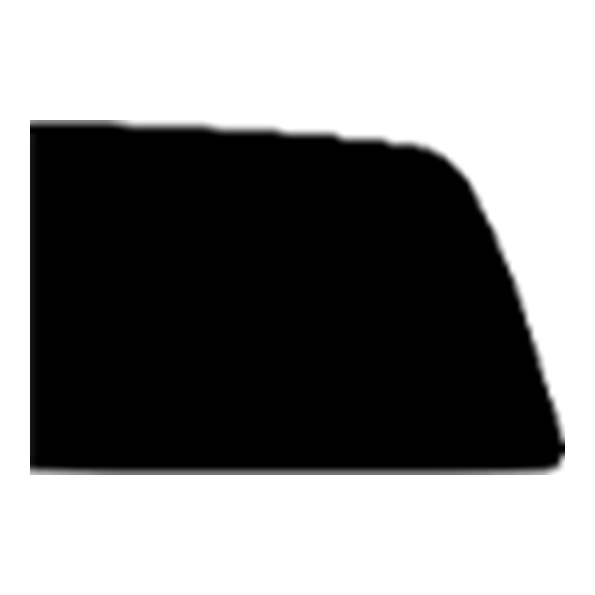 S-Scan pattern shape: Back Glass, 3 piece Slider, Left