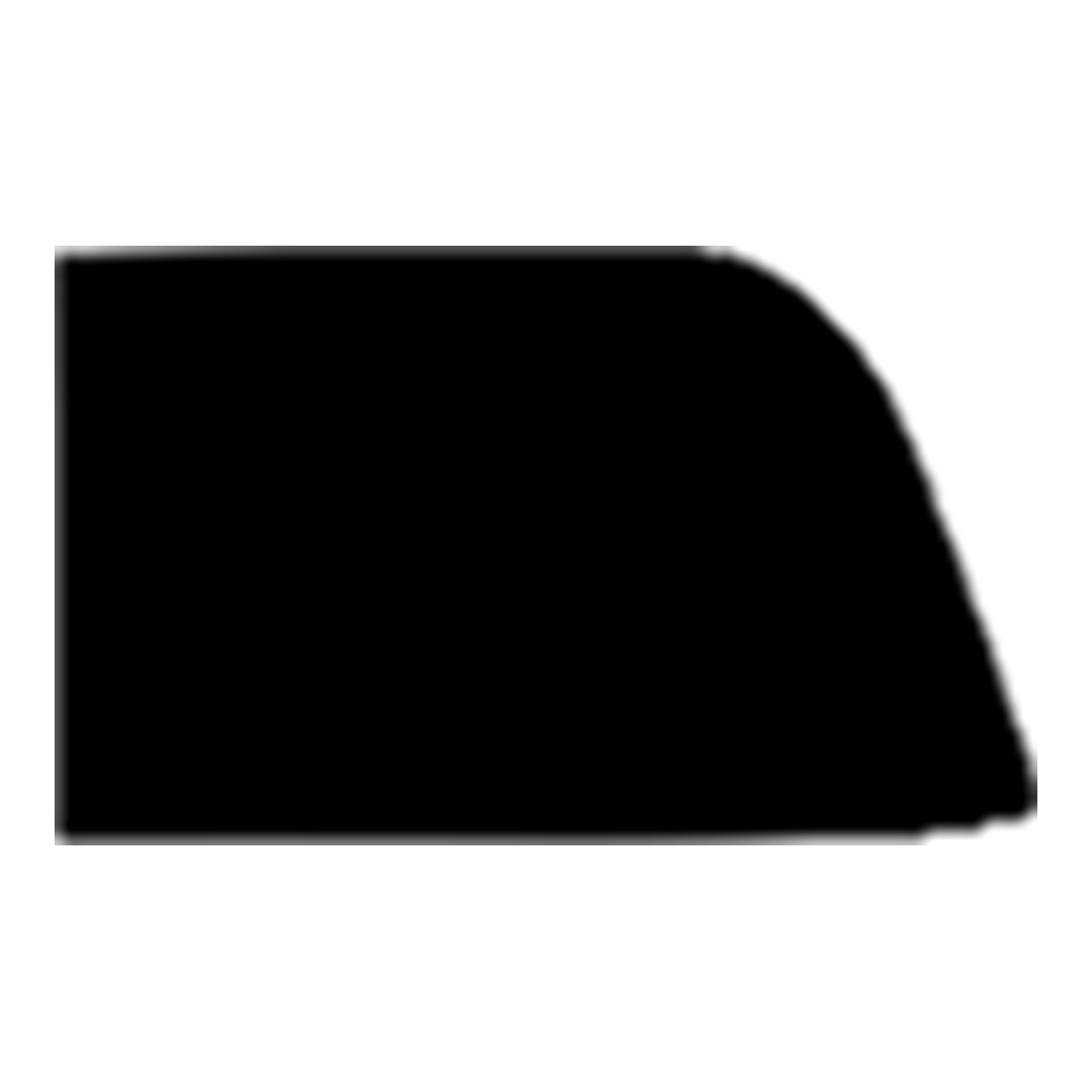 S-Scan pattern shape: Back Glass, 3 piece Slider, Left