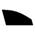 S-Scan pattern shape: Front Roll-up, Left