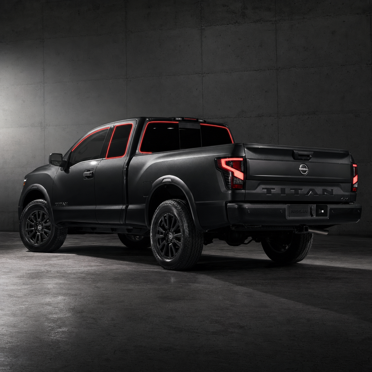 2017-2023 Nissan Titan King Cab Precut Ceramic Window Tint Kit - HMU4TINT