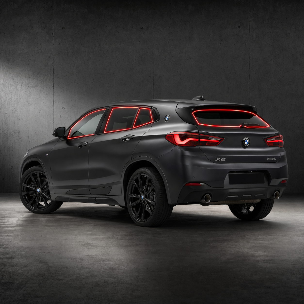 2018-2023 BMW X2 Precut Ceramic Window Tint Kit - HMU4TINT