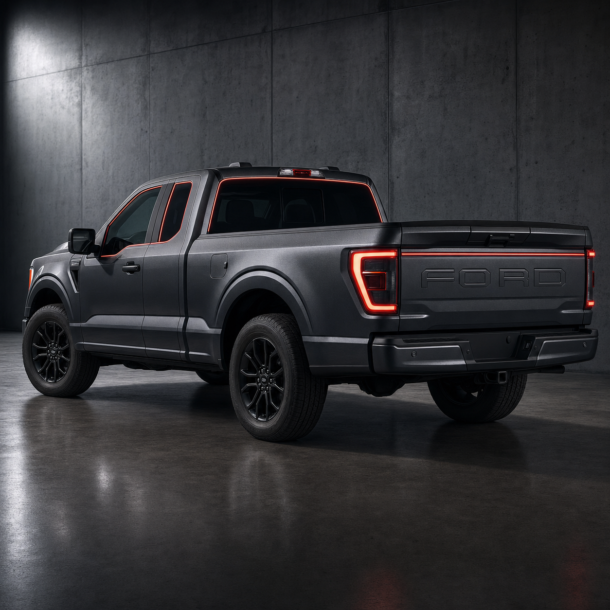2021-2022 Ford F150 Super Cab Precut Ceramic Window Tint Kit - HMU4TINT