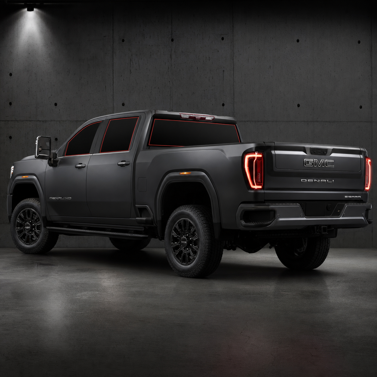 2020-2022 GMC Sierra 2500 HD Crew Cab Precut Ceramic Window Tint Kit - HMU4TINT