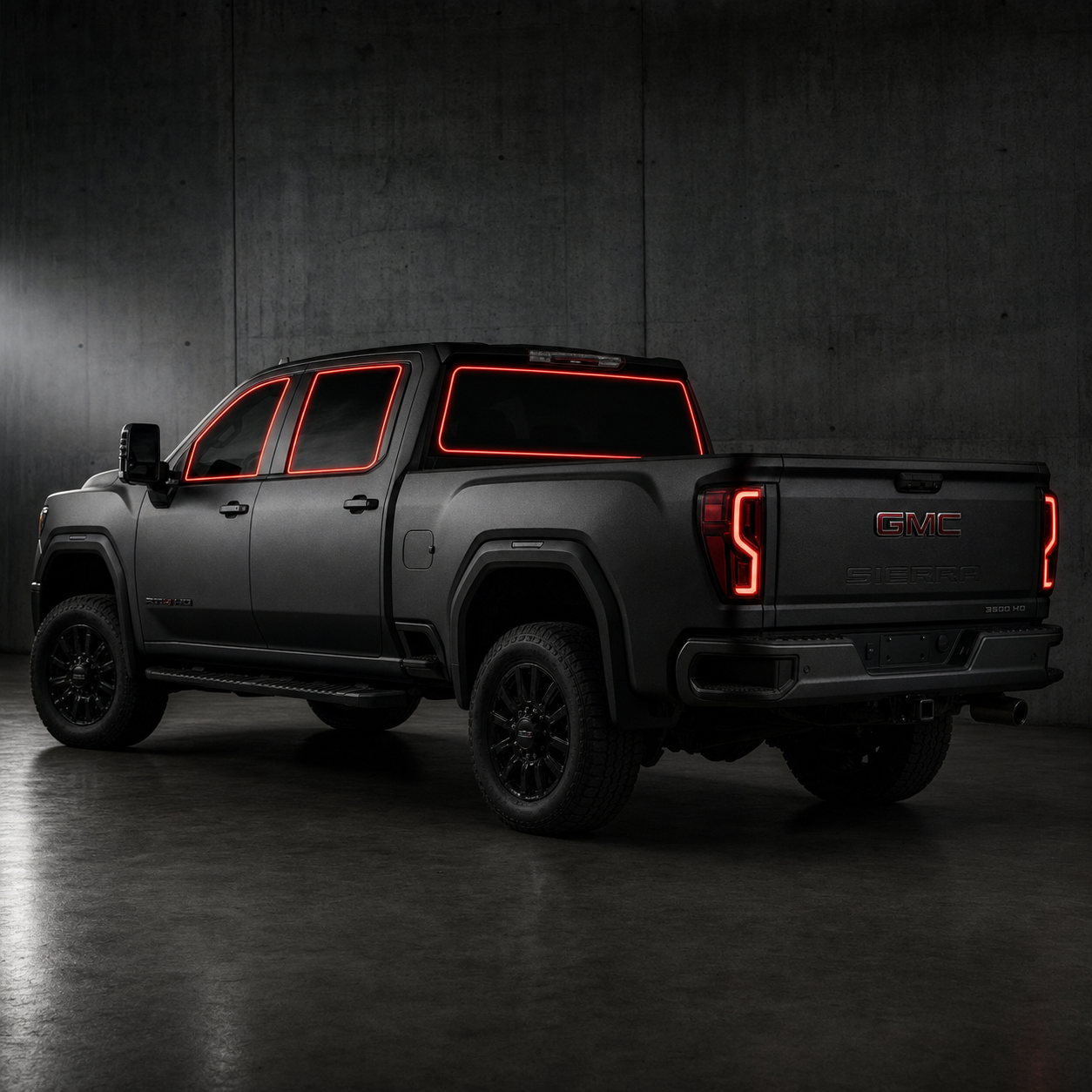 2020-2022 GMC Sierra 3500 HD Crew Cab Precut Ceramic Window Tint Kit - HMU4TINT