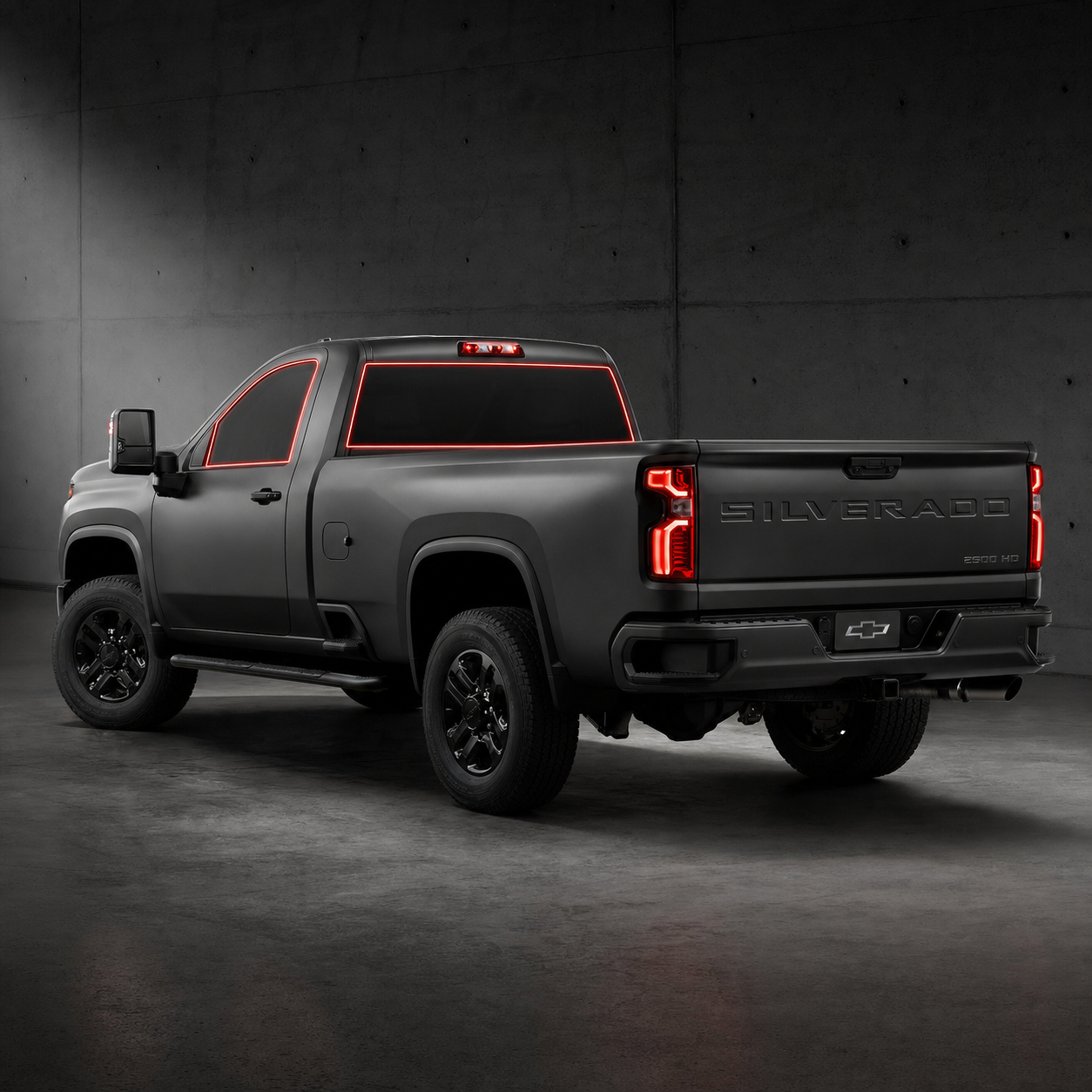2021-2023 Chevrolet Silverado 2500 HD Regular Cab Precut Ceramic Window Tint Kit - HMU4TINT