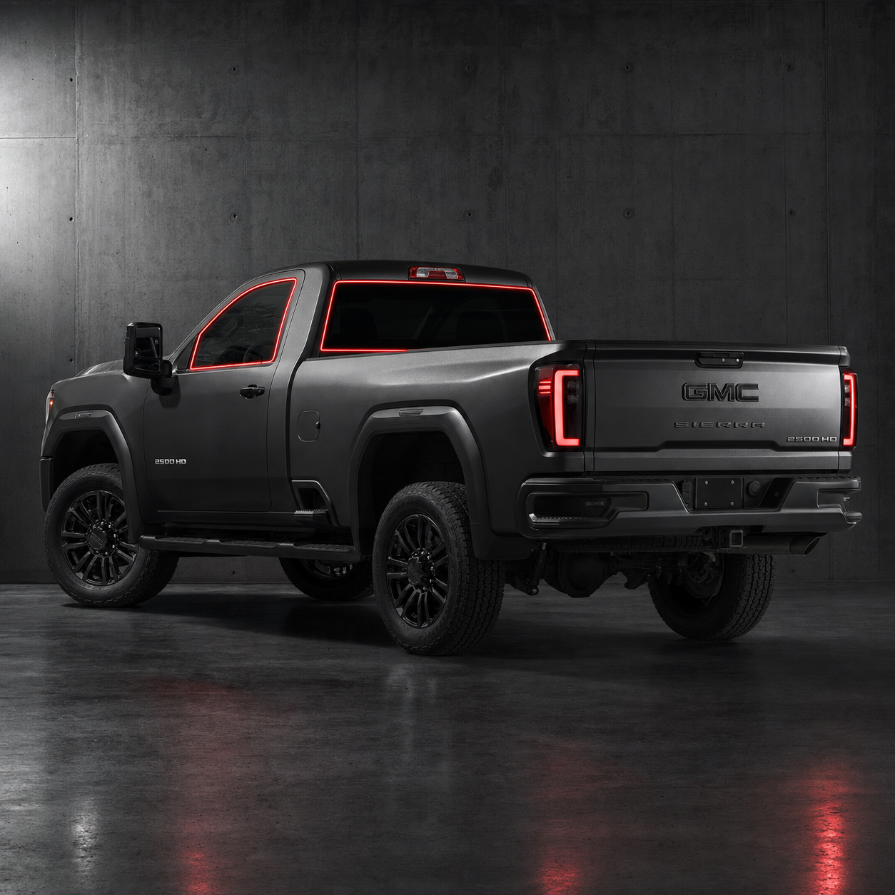 2021-2023 GMC Sierra 2500 HD Regular Cab Precut Ceramic Window Tint Kit - HMU4TINT