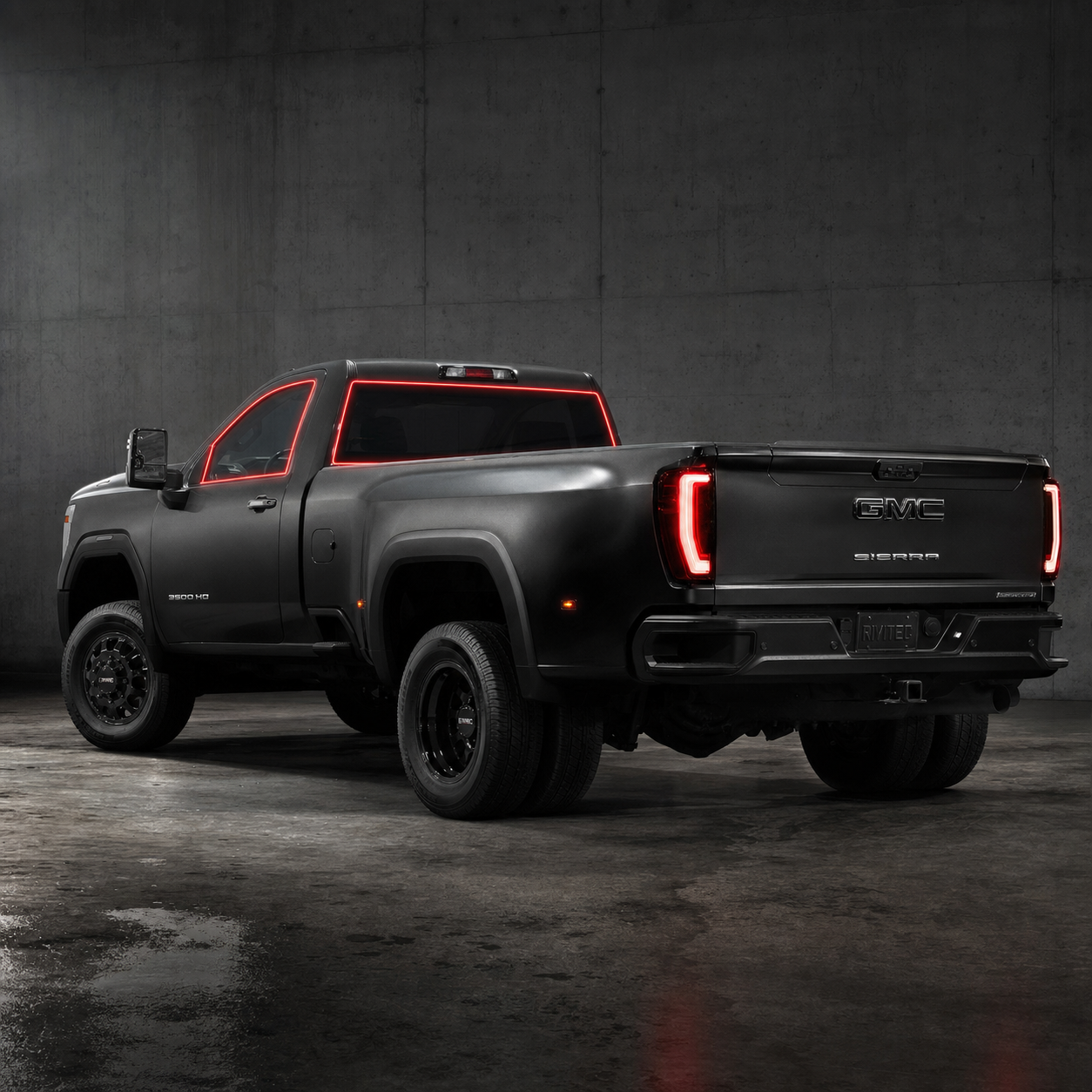 2021-2023 GMC Sierra 3500 HD Regular Cab Precut Ceramic Window Tint Kit - HMU4TINT