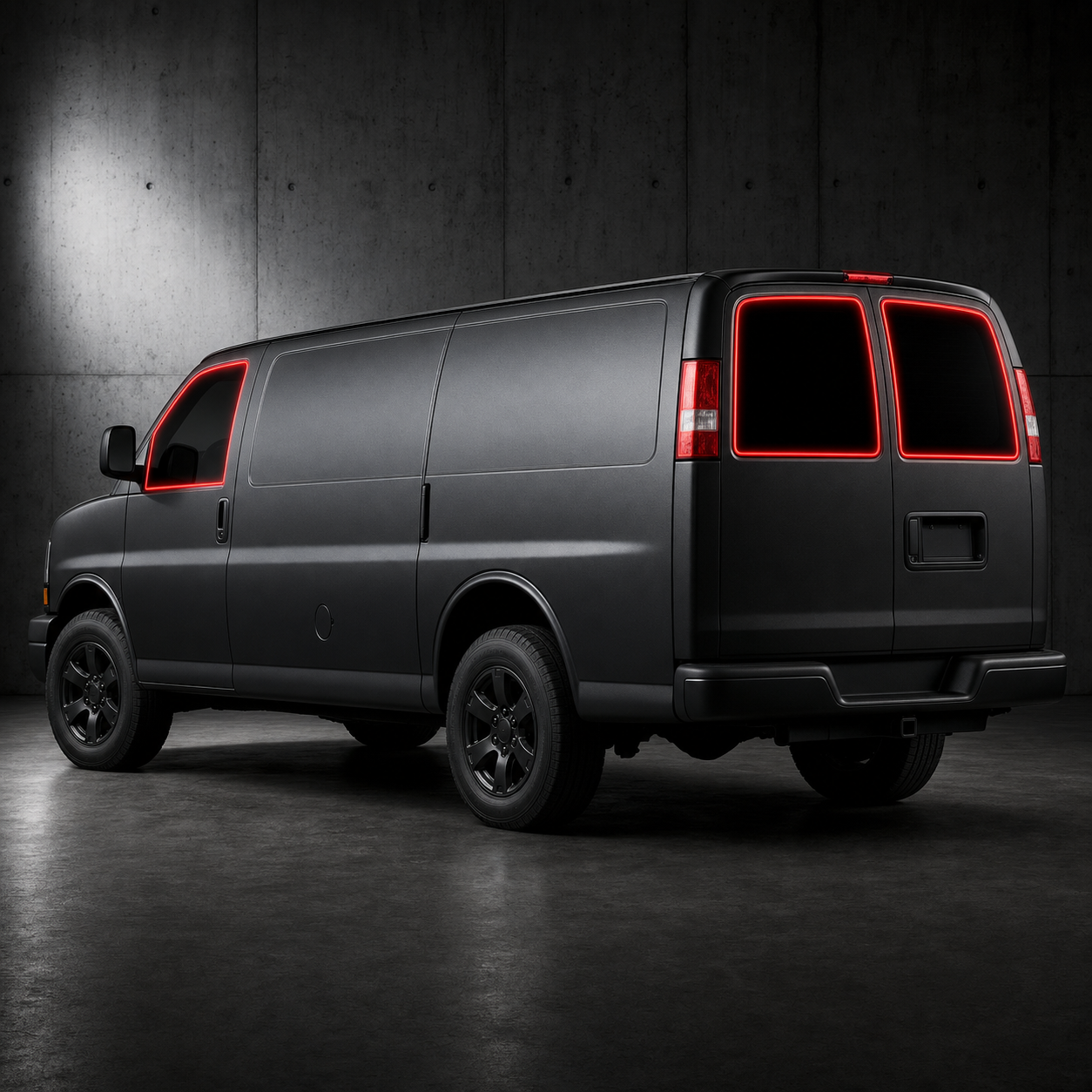 2003-2023 Chevrolet Express 3500 Cargo Precut Ceramic Window Tint Kit - HMU4TINT