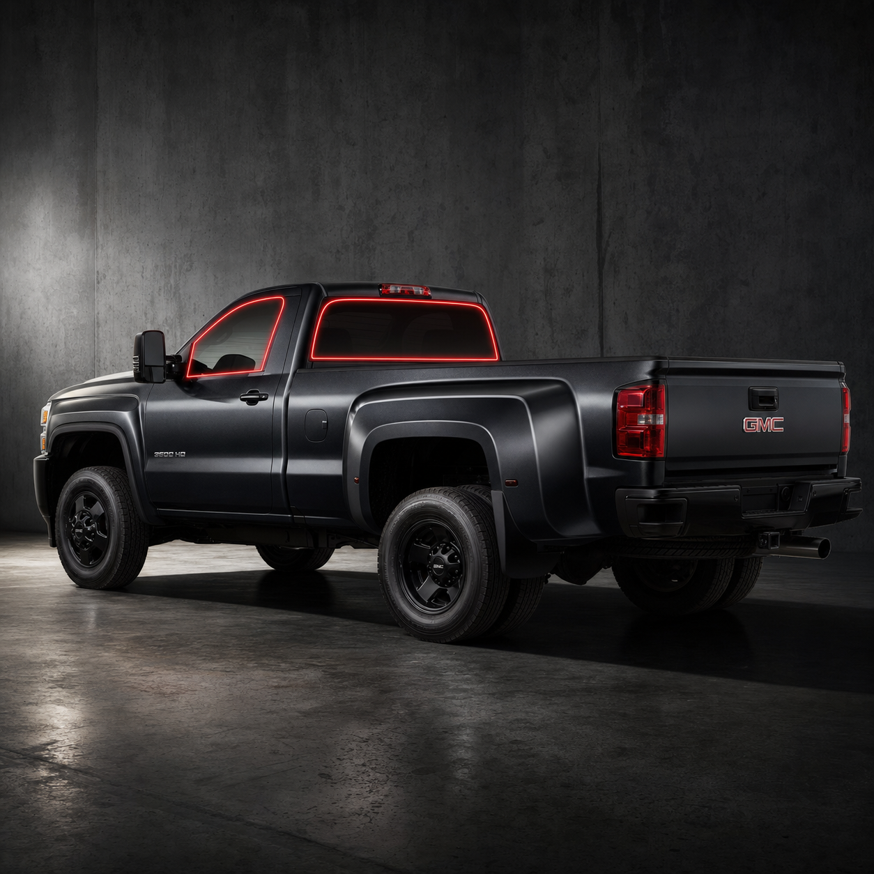 2007-2018 GMC Sierra 3500 HD Regular Cab Precut Ceramic Window Tint Kit