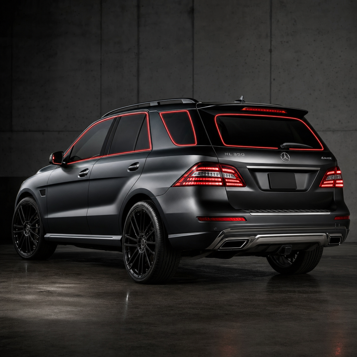 2012-2015 Mercedes-Benz M-Class Precut Ceramic Window Tint Kit
