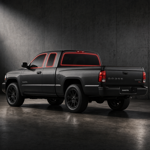 2005-2007 Dodge Dakota Club Cab Precut Ceramic Window Tint Kit - HMU4TINT