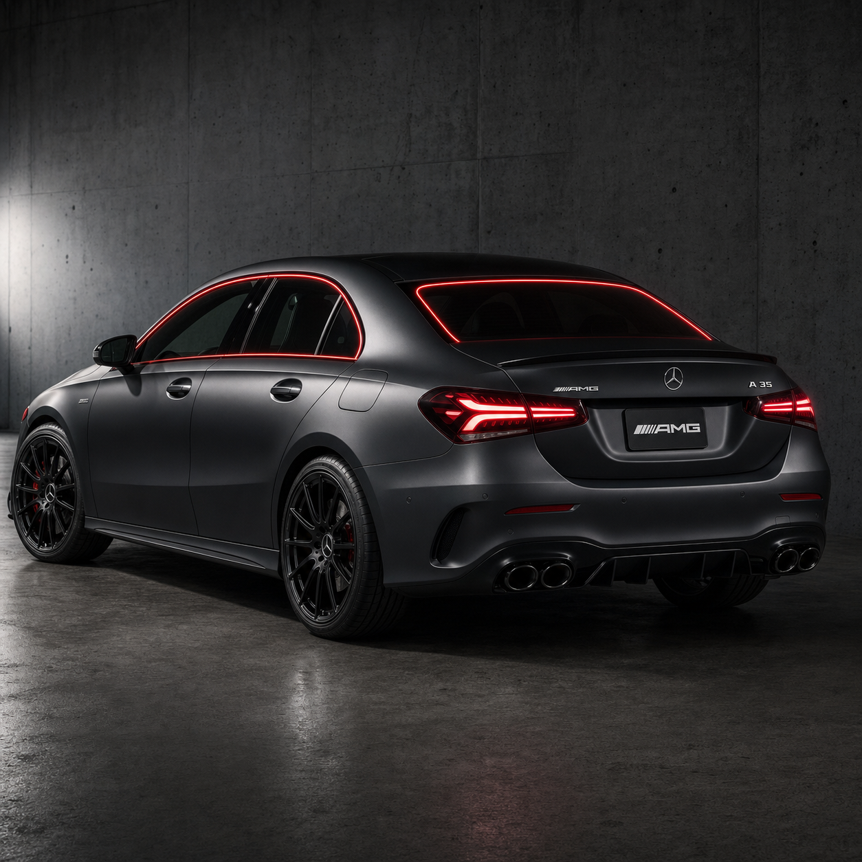 2020-2021 Mercedes-Benz Mercedes-AMG A-Class Precut Ceramic Window Tint Kit - HMU4TINT