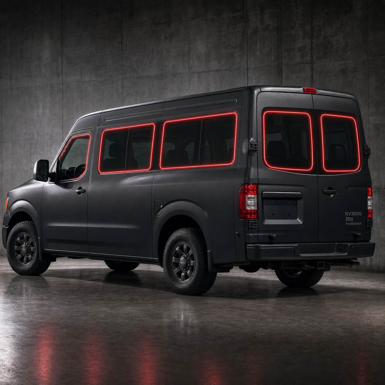 2012-2021 Nissan NV3500 HD Passenger Precut Ceramic Window Tint Kit - HMU4TINT