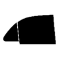 S-Scan pattern shape: Rear Roll-up & Rear Door Fixed, Left