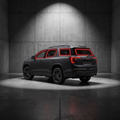 2024-2026 GMC Acadia with red glow outlining each tintable window