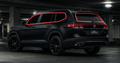 2024-2026 Volkswagen Atlas Precut Window Tint Kit window diagram
