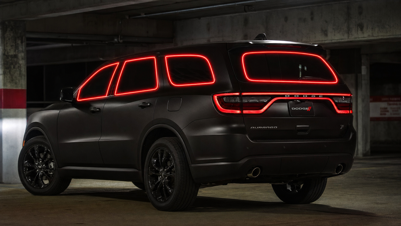 2021-2026 Dodge Durango Precut Window Tint Kit window diagram