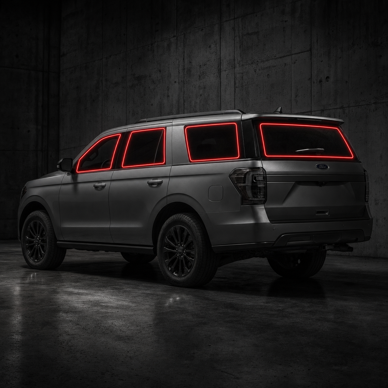 2022-2026 Ford Expedition precut window tint kit outline