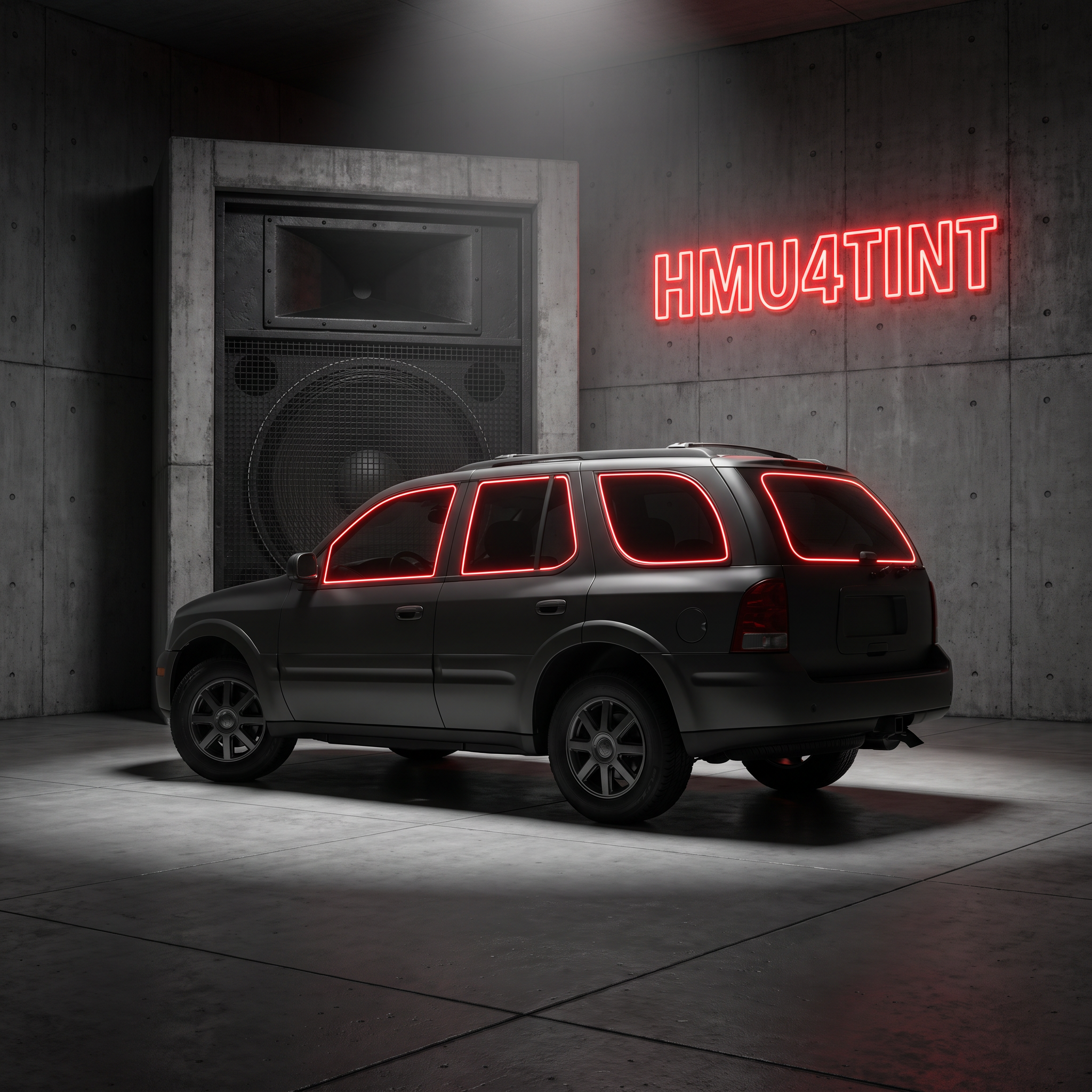 HMU4TINT Precut Ceramic Window Tint Kit for 2004-2007 Buick Rainier