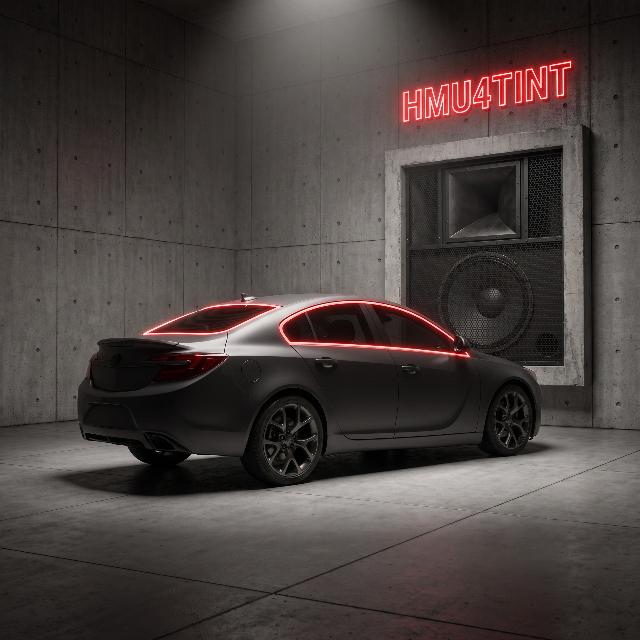 HMU4TINT Precut Ceramic Window Tint Kit for 2011-2017 Buick Regal