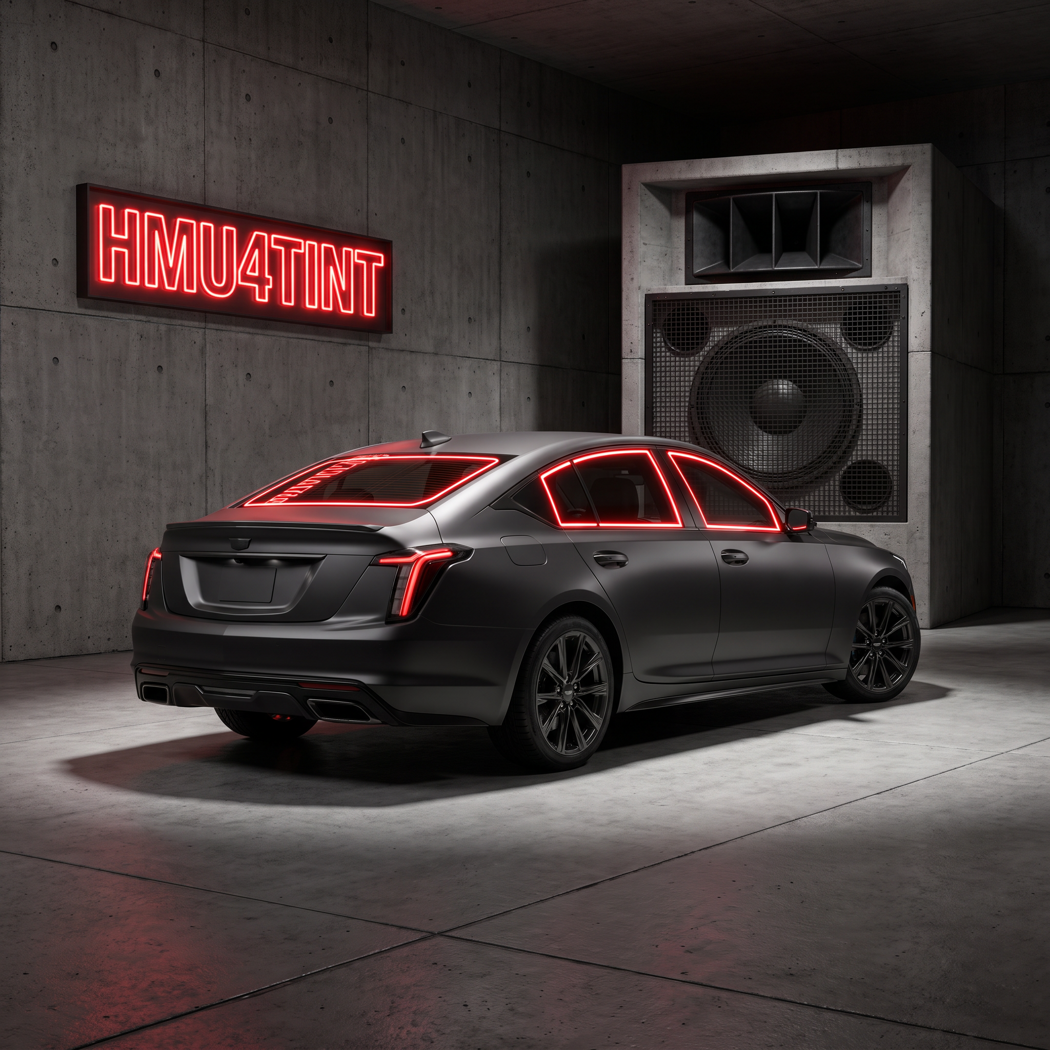 HMU4TINT Precut Ceramic Window Tint Kit for Cadillac CT5