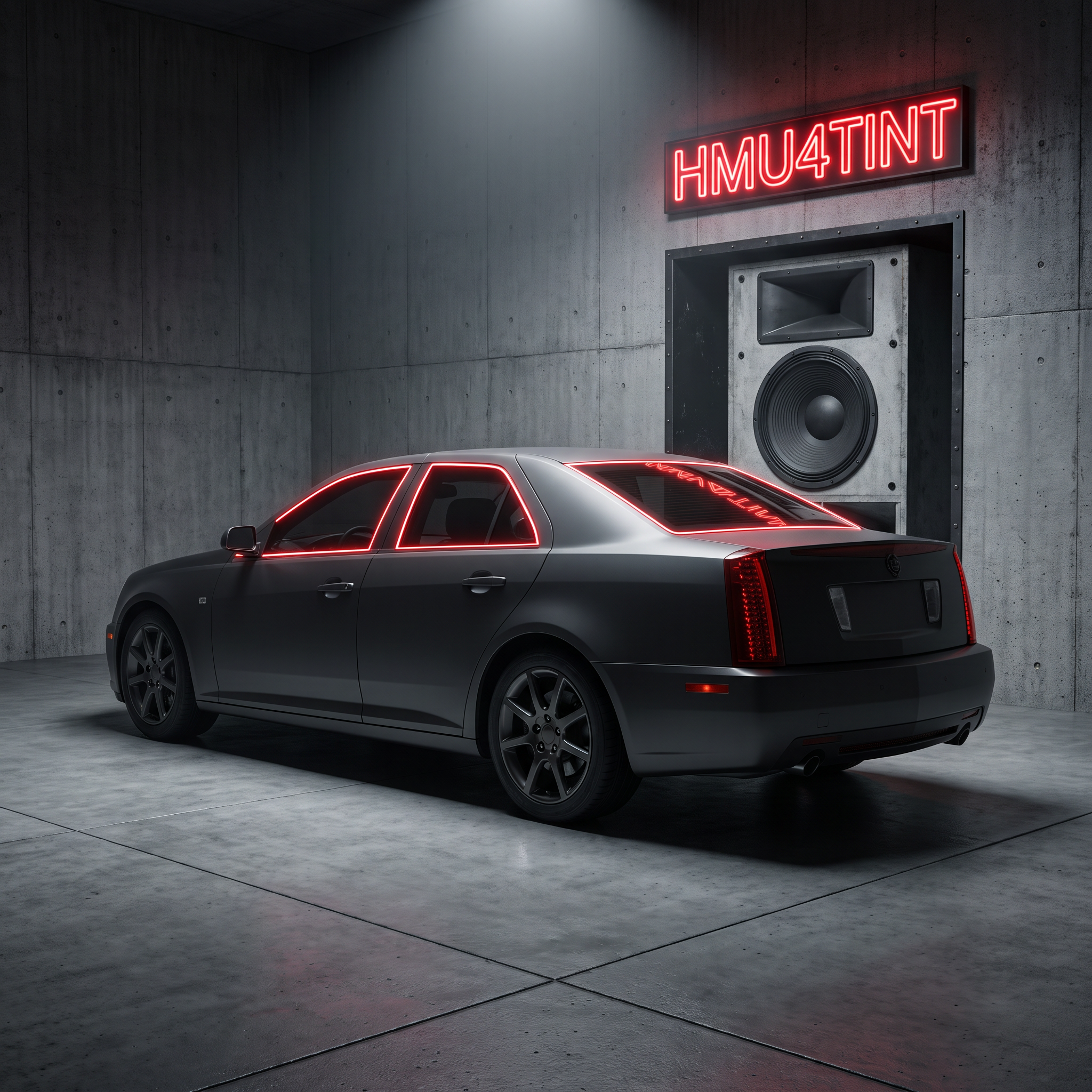 HMU4TINT Precut Ceramic Window Tint Kit for 2005-2011 Cadillac STS