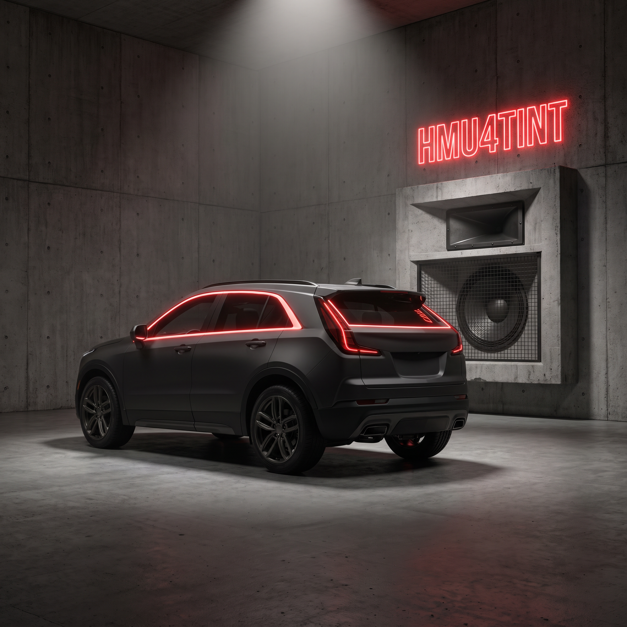 HMU4TINT Precut Ceramic Window Tint Kit for Cadillac XT4