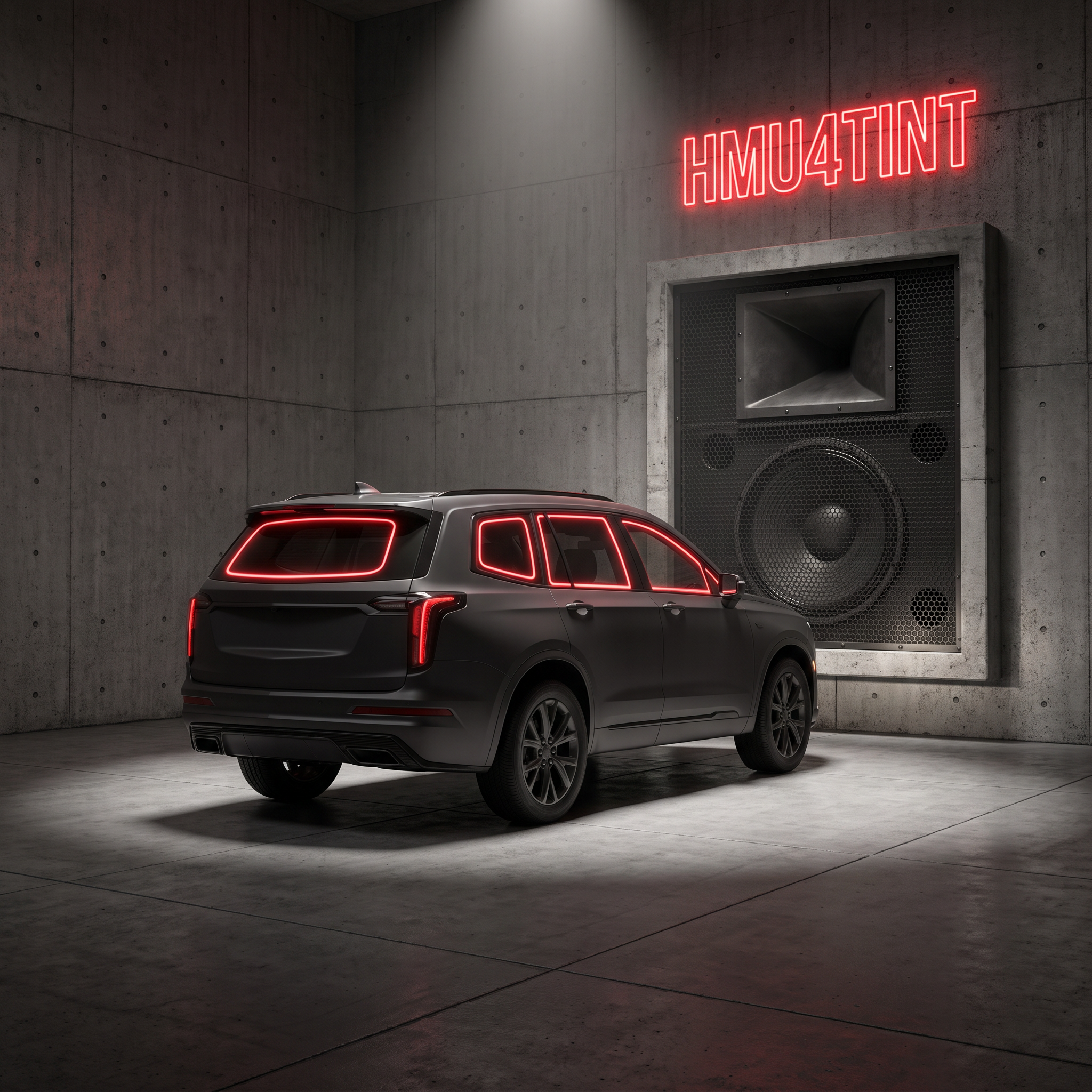 HMU4TINT Precut Ceramic Window Tint Kit for Cadillac XT6