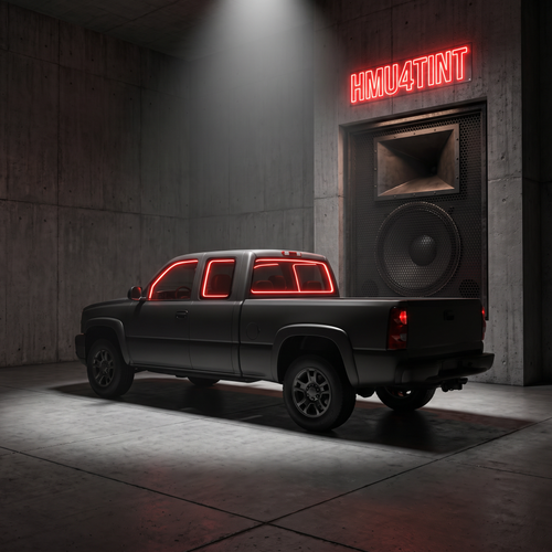 HMU4TINT Precut Ceramic Window Tint Kit for 1999-2013 Chevrolet Silverado 2500 HD Extended Cab