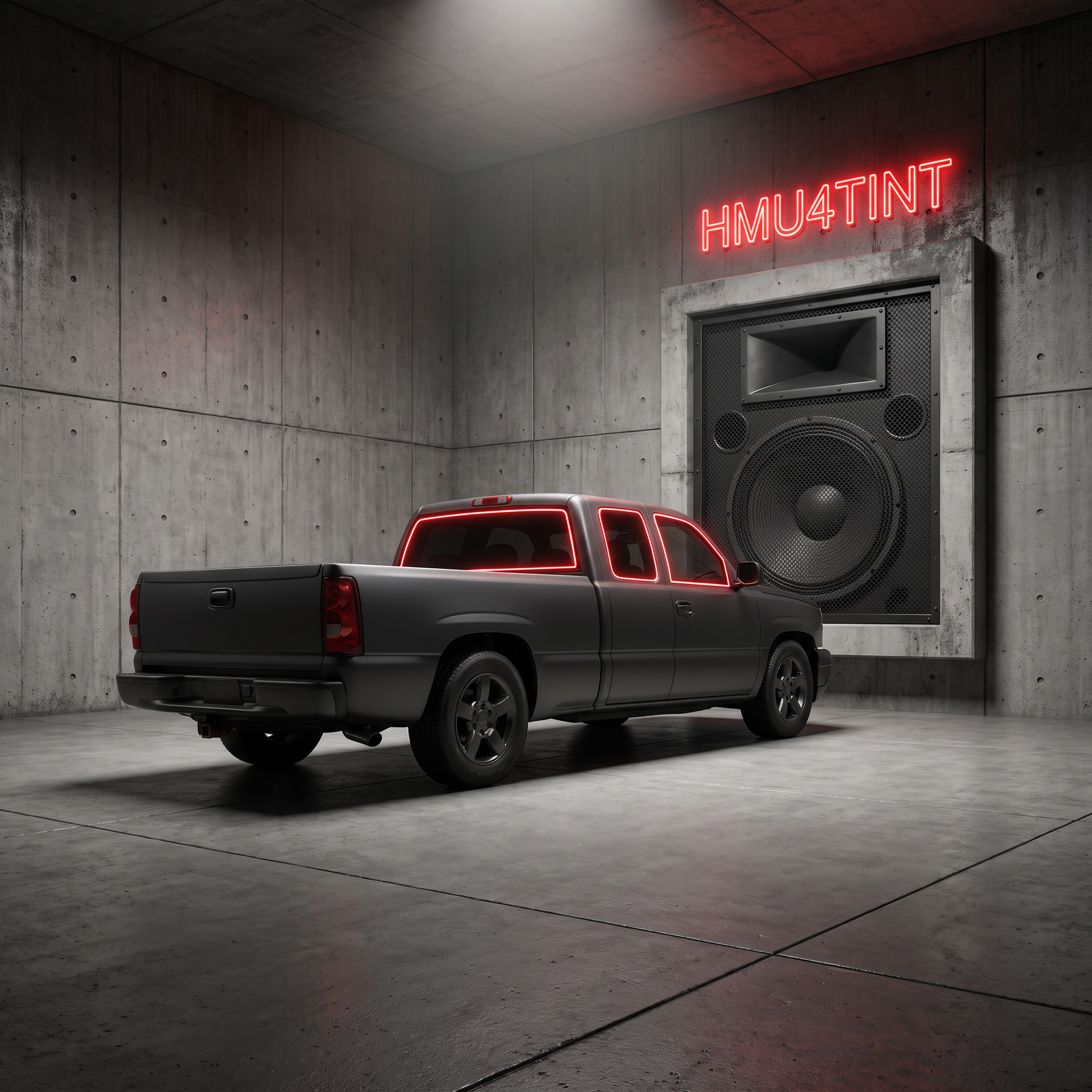 HMU4TINT Precut Ceramic Window Tint Kit for 2001-2006 Chevrolet Silverado 3500 Extended Cab