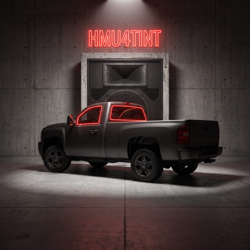HMU4TINT Precut Ceramic Window Tint Kit for Chevrolet Silverado 3500 HD Regular Cab