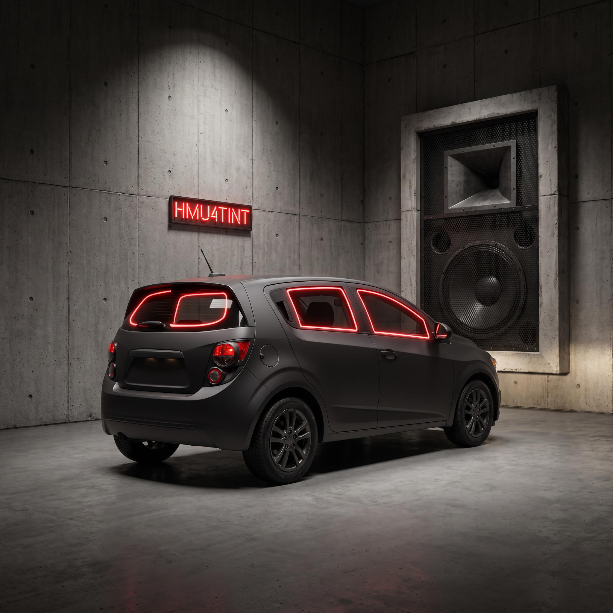 HMU4TINT Precut Ceramic Window Tint Kit for 2012-2020 Chevrolet Sonic