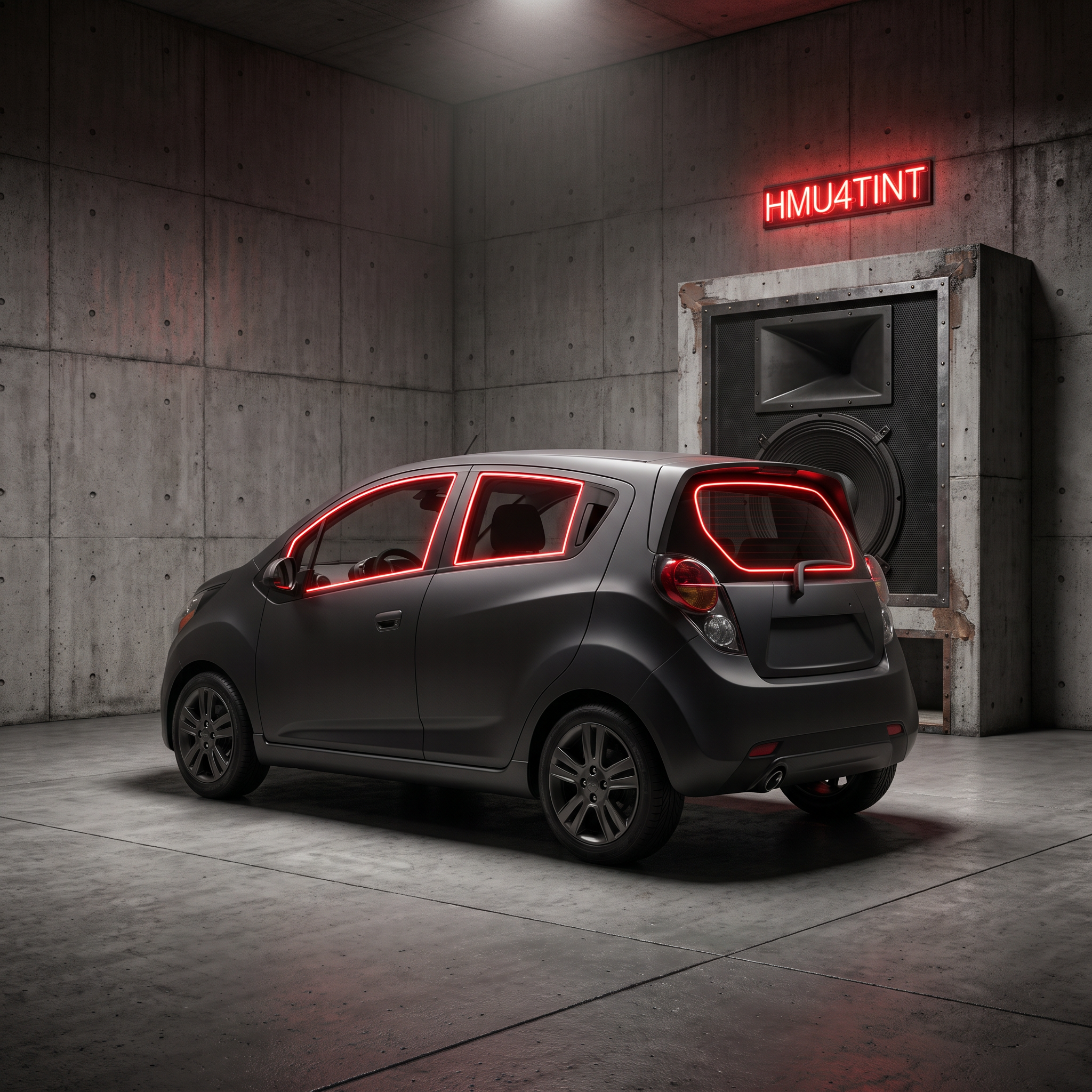 HMU4TINT Precut Ceramic Window Tint Kit for 2013-2023 Chevrolet Spark