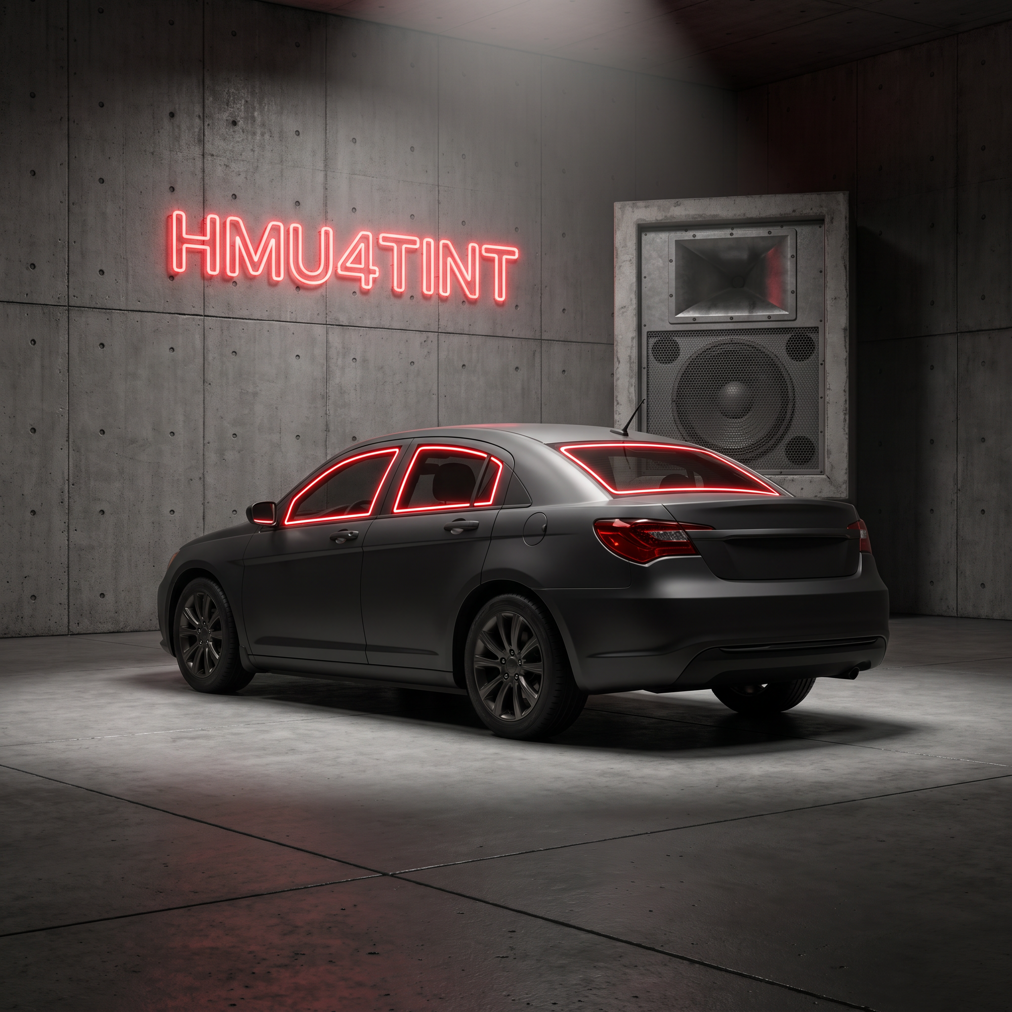 HMU4TINT Precut Ceramic Window Tint Kit for 2012-2014 Chrysler 200