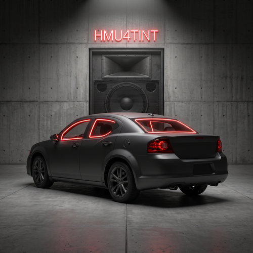 HMU4TINT Precut Ceramic Window Tint Kit for 2008-2014 Dodge Avenger