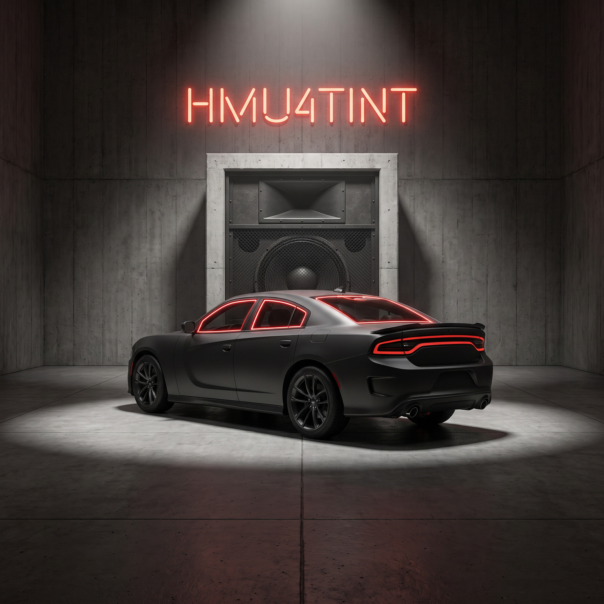 HMU4TINT Precut Ceramic Window Tint Kit for Dodge Charger