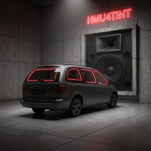 HMU4TINT Precut Ceramic Window Tint Kit for 1992-2020 Dodge Grand Caravan Passenger