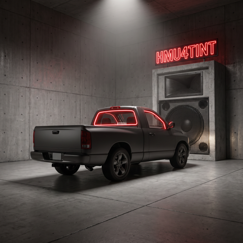 HMU4TINT Precut Ceramic Window Tint Kit for 1994-2010 Dodge Ram 1500 Regular Cab