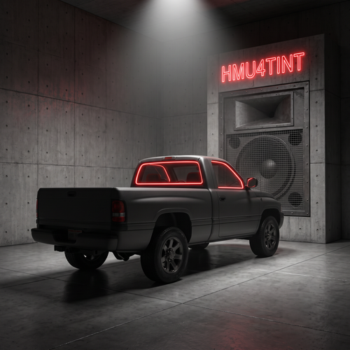 HMU4TINT Precut Ceramic Window Tint Kit for 1994-2010 Dodge Ram 2500 Regular Cab