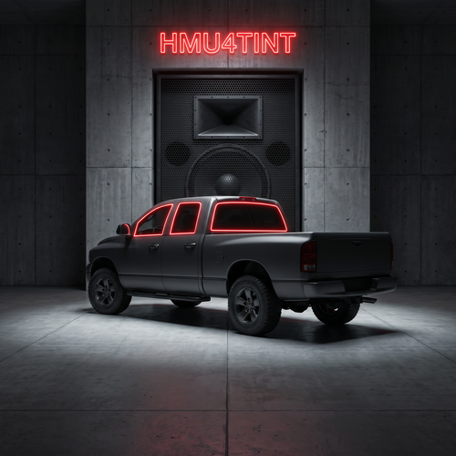 HMU4TINT Precut Ceramic Window Tint Kit for 1998-2009 Dodge Ram 3500 Quad Cab