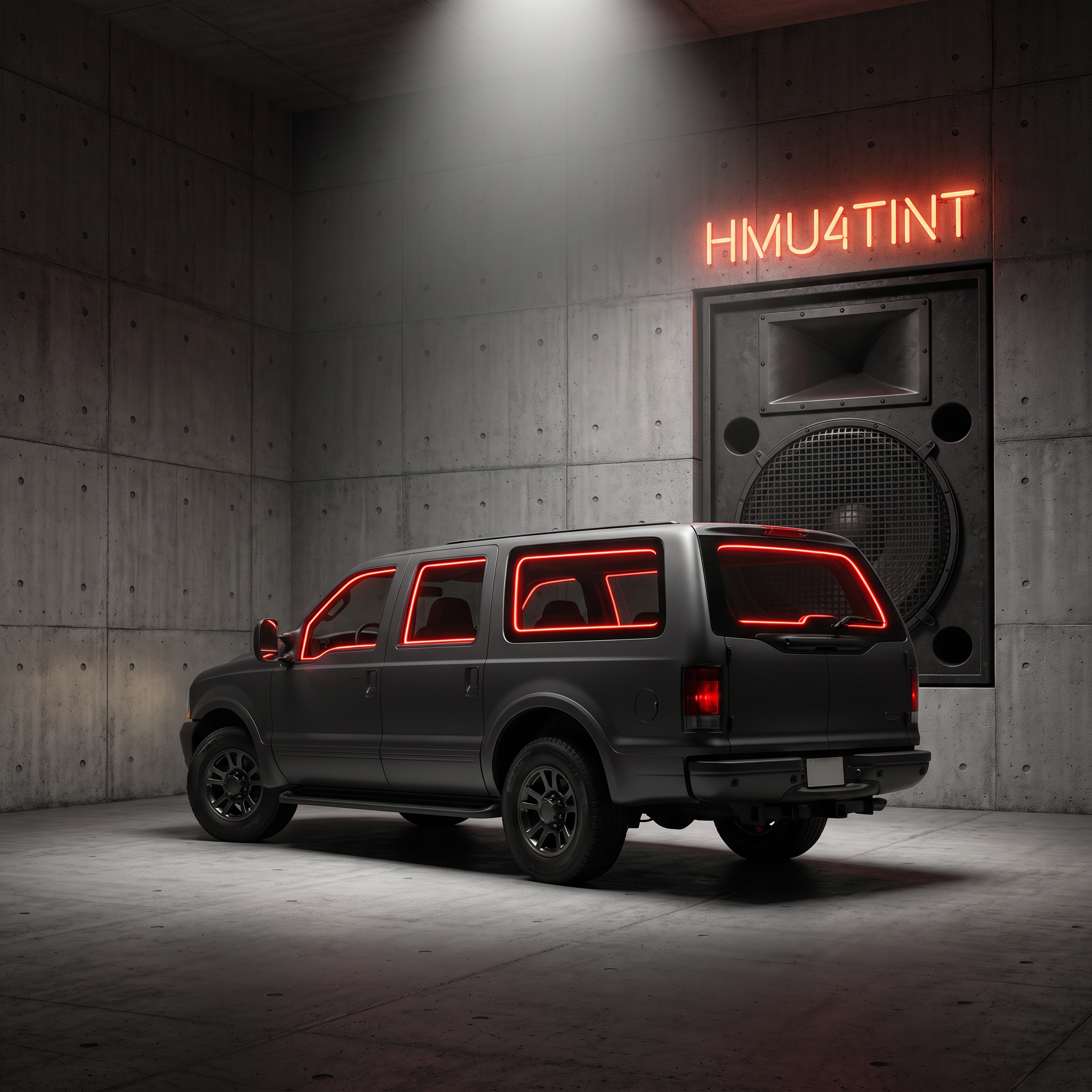 HMU4TINT Precut Ceramic Window Tint Kit for 2000-2005 Ford Excursion