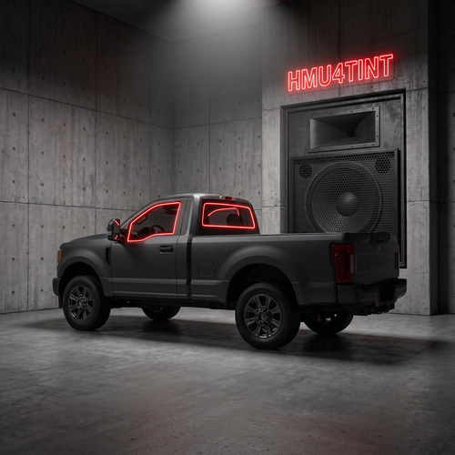 HMU4TINT Precut Ceramic Window Tint Kit for 1999-2019 Ford F350 Super Duty Regular Cab
