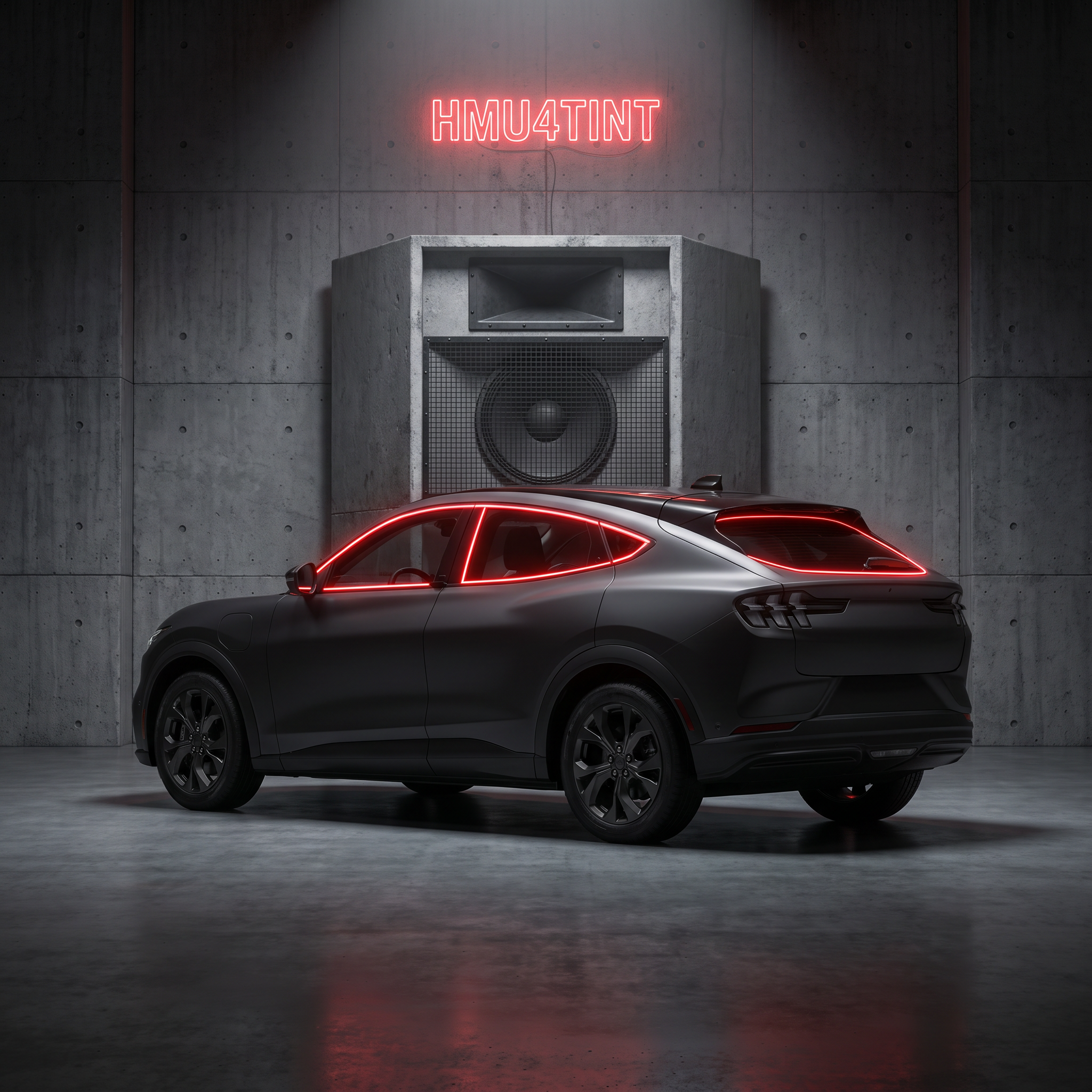HMU4TINT Precut Ceramic Window Tint Kit for Ford Mustang Mach-E