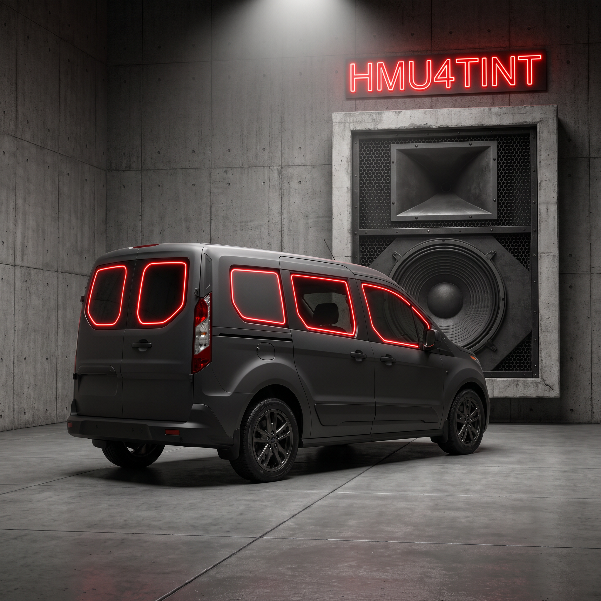 HMU4TINT Precut Ceramic Window Tint Kit for 2020-2023 Ford Transit Connect Cargo Van