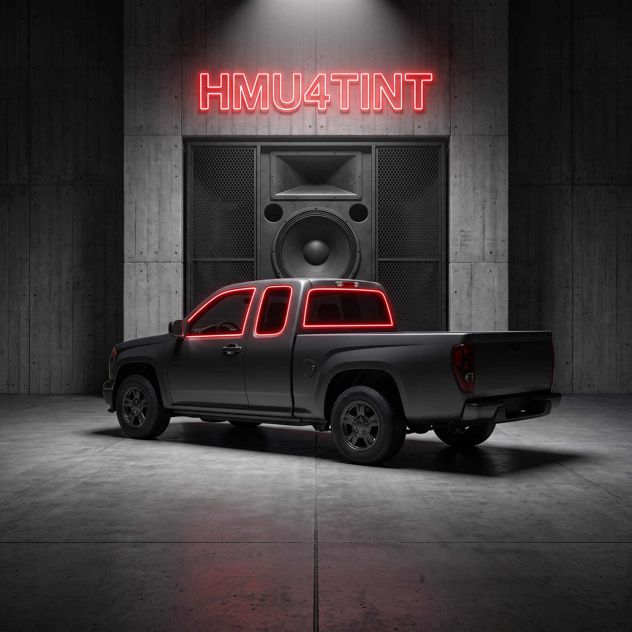 HMU4TINT Precut Ceramic Window Tint Kit for 2004-2012 GMC Canyon Regular Cab