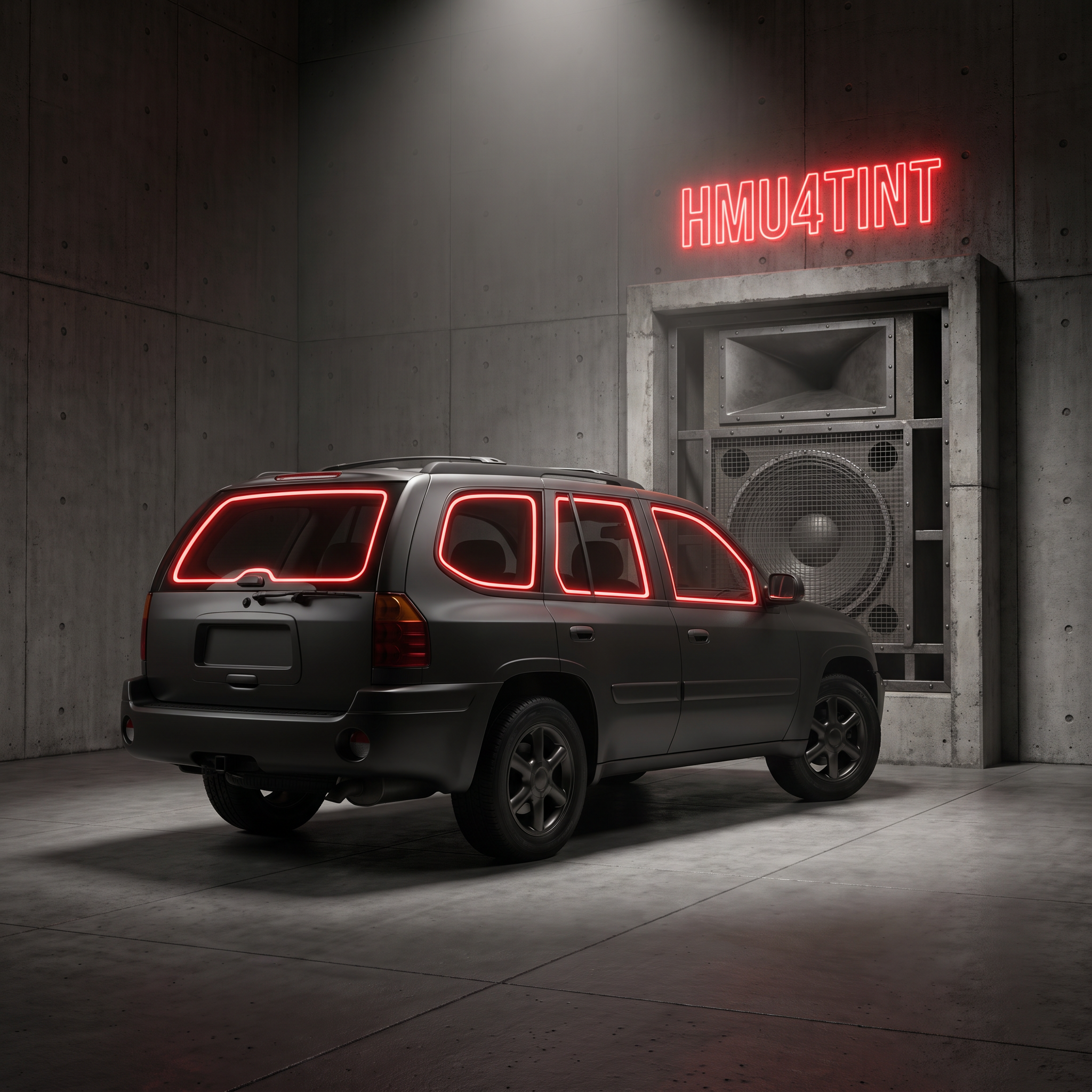 HMU4TINT Precut Ceramic Window Tint Kit for 2002-2009 GMC Envoy