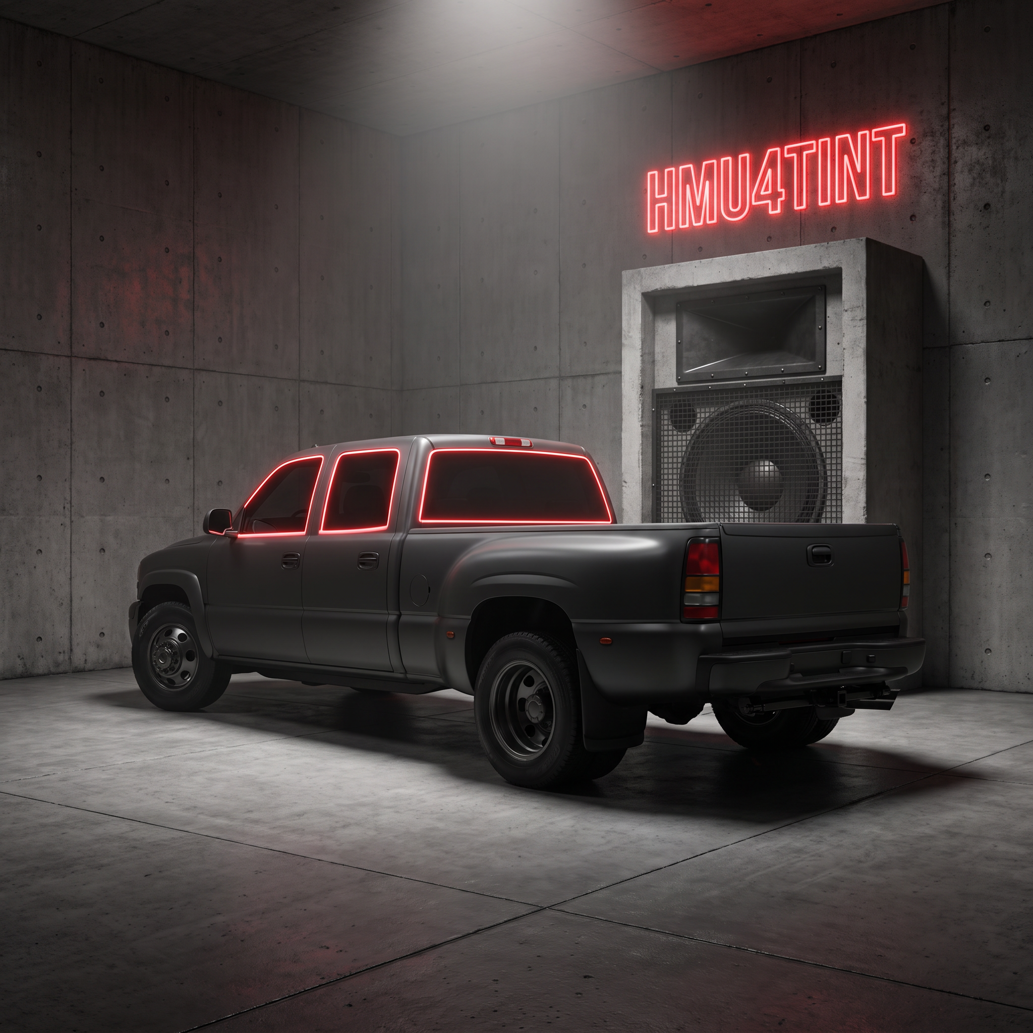 HMU4TINT Precut Ceramic Window Tint Kit for 2001-2006 GMC Sierra 3500 Crew Cab